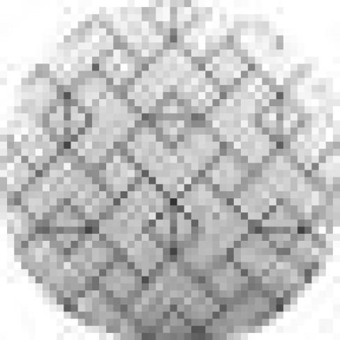 Подушка круглая Cortin «Геометрический орнамент»