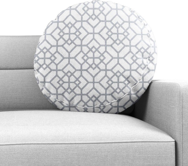 Подушка круглая Cortin «Архитектурный орнамент»